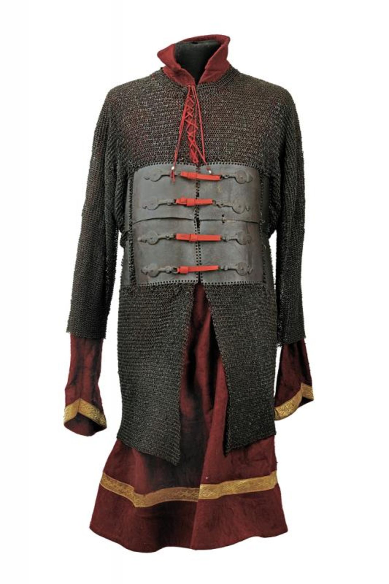 A chain mail combat armour