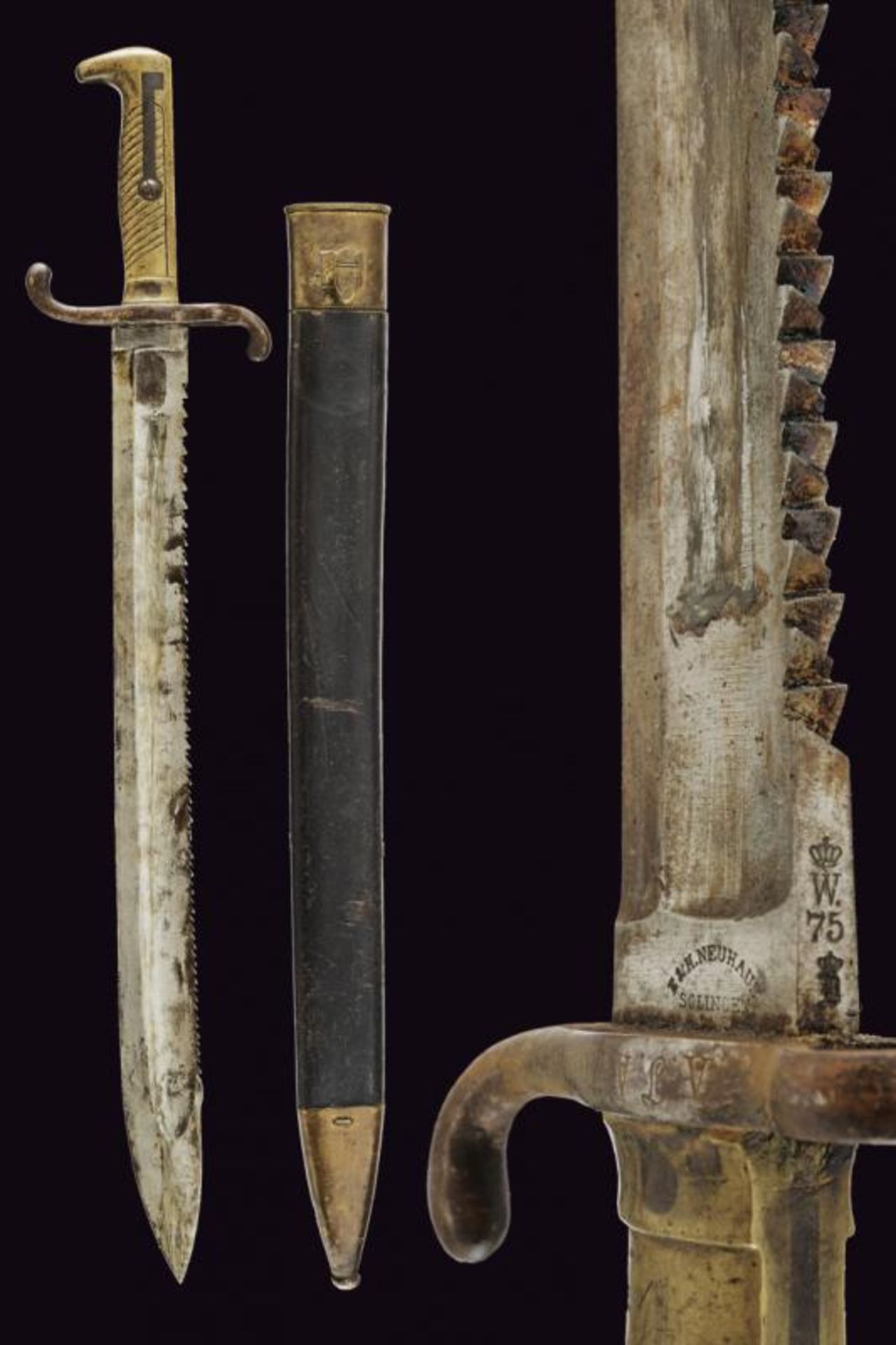 A rare 1871 model saw back bayonet