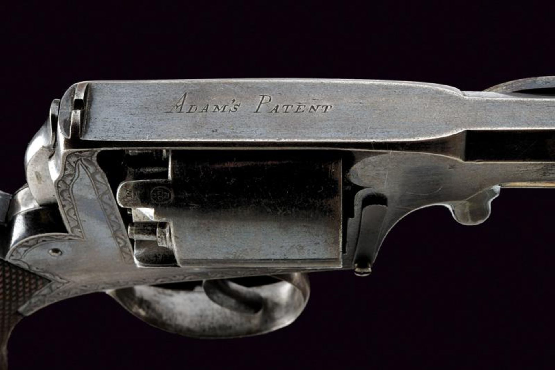 An Adam's patent percussion revolver - Image 4 of 5