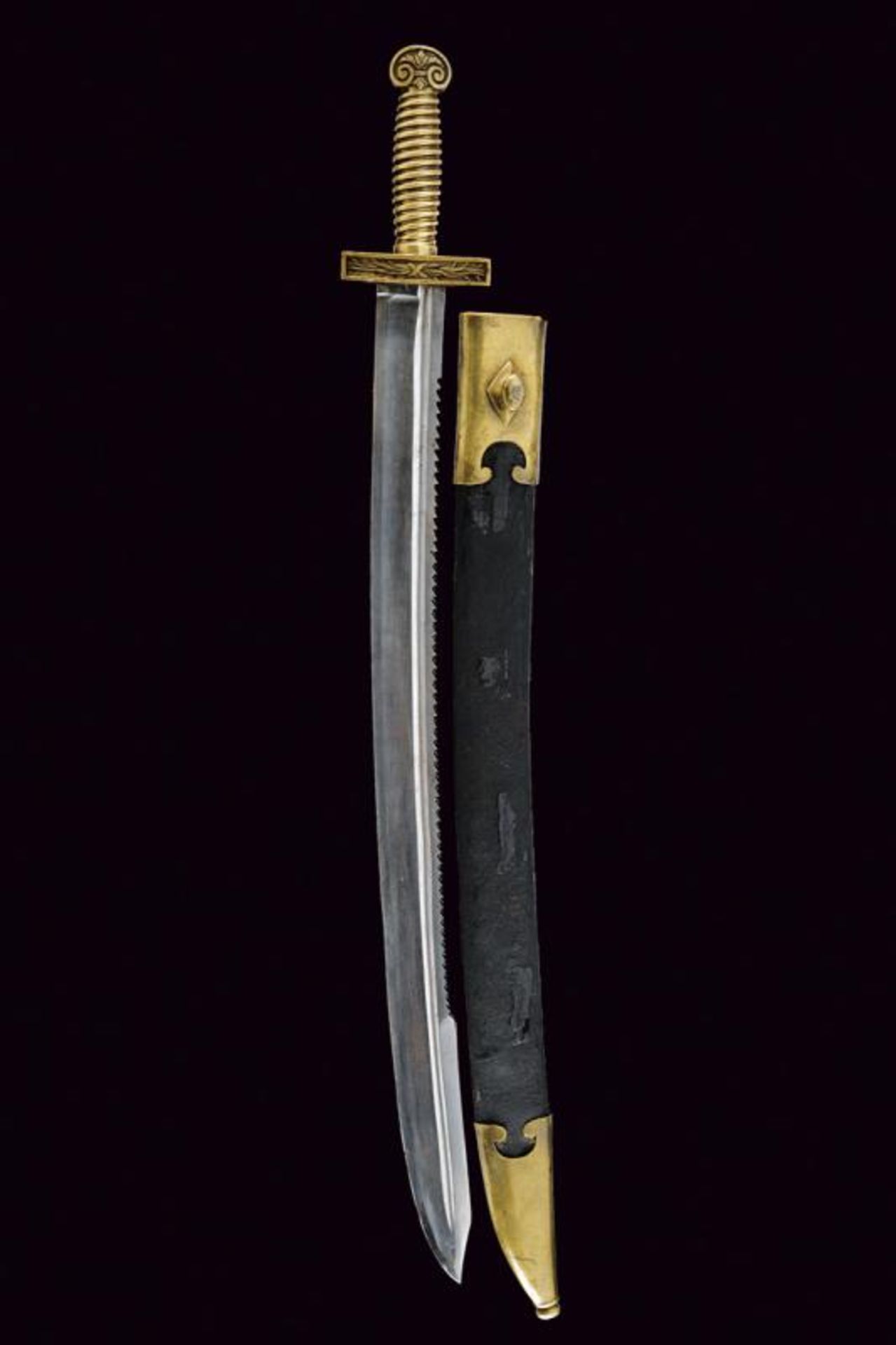 A very rare saw-back pioneer's short sword - Bild 6 aus 6