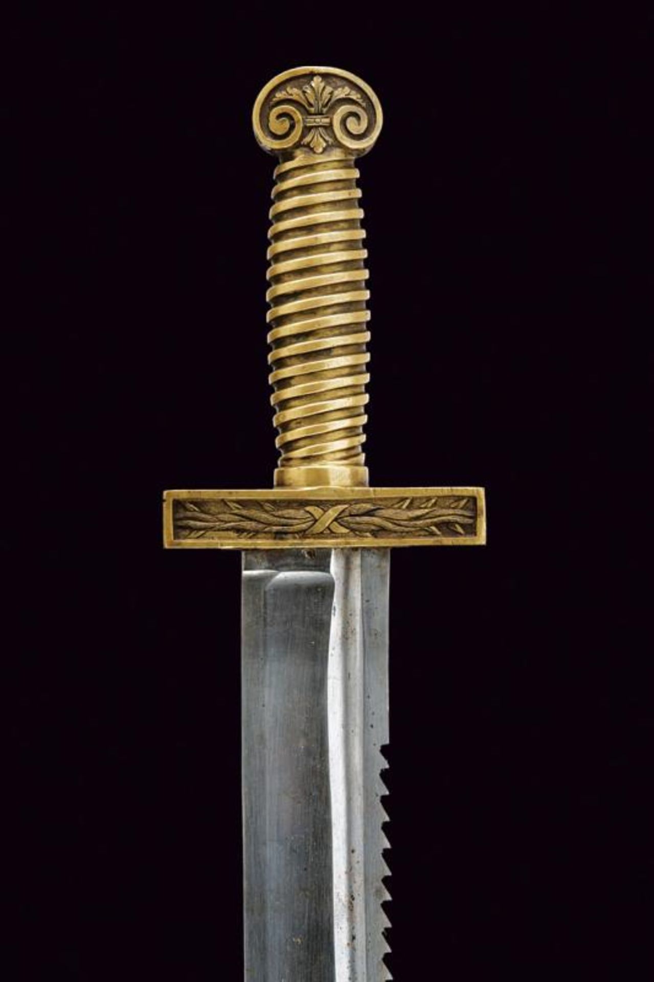 A very rare saw-back pioneer's short sword - Bild 2 aus 6