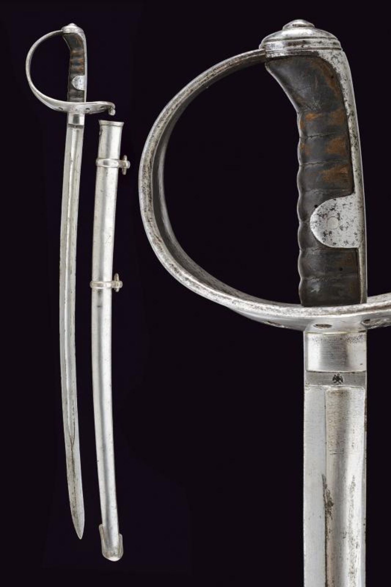 An 1850 model heavy cavalry trooper's sabre