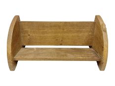 Mouseman - oak book trough