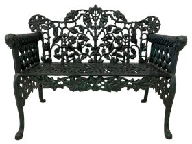 Victorian design cast iron bench