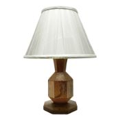 Lizardman - oak table lamp