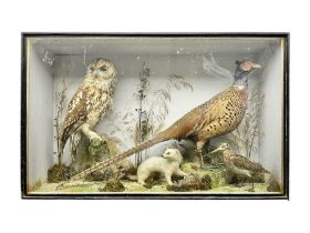 Taxidermy: Victorian mixed diorama