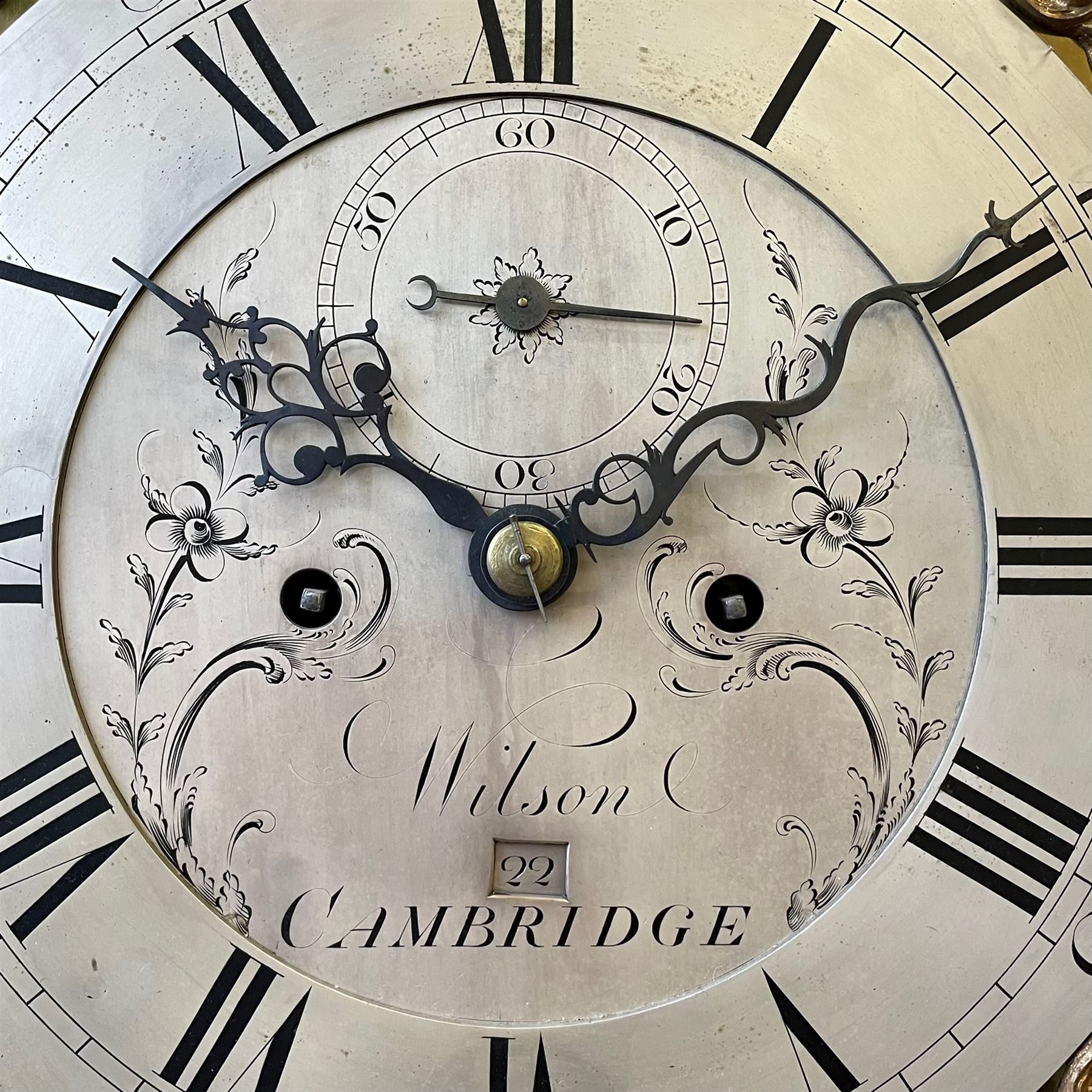 William Wilson of Cambridge - George III oak cased 8-day longcase clock - Image 4 of 15