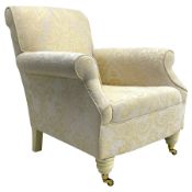 Traditionally shaped armchair