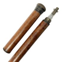 19th century malacca walking cane