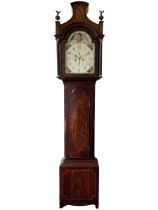 John Bancroft of Scarborough - a fine late George III 8-day mahogany longcase clock