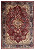Persian red ground carpet