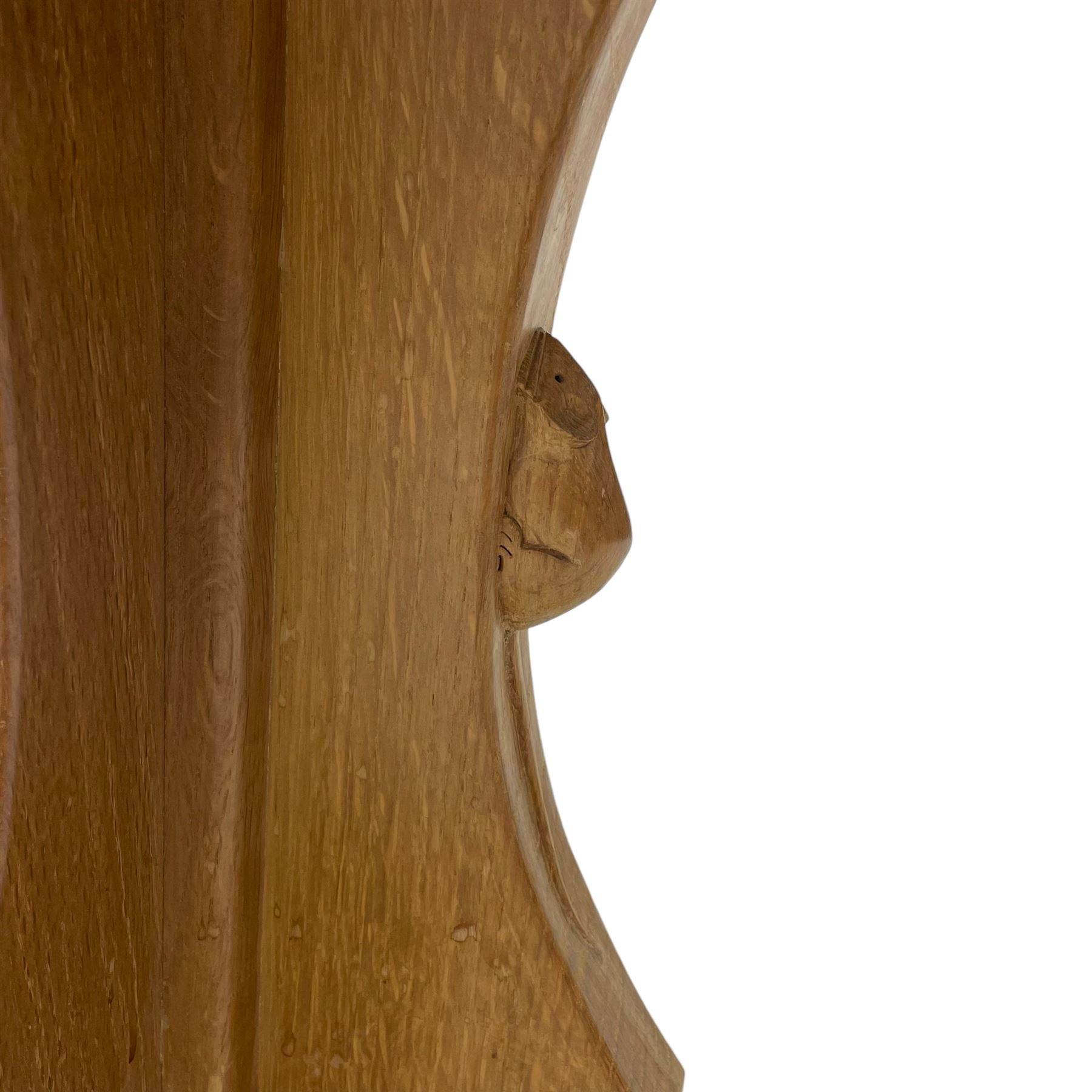 Mouseman - oak occasional table - Image 7 of 7