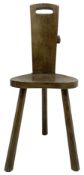 Rabbitman - oak spinning or hall chair
