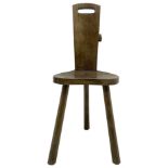 Rabbitman - oak spinning or hall chair