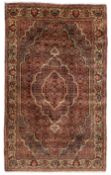 Persian Bidjar crimson ground rug