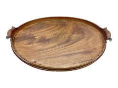 George III mahogany tray