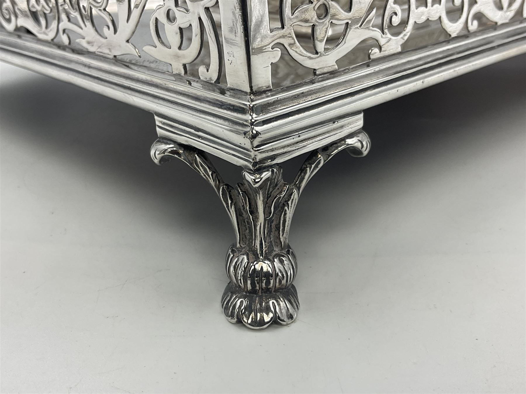 Edwardian silver desk stand - Image 23 of 29