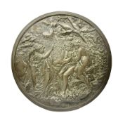 Late 19th century bronze plaque