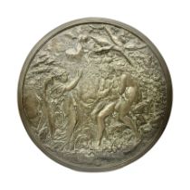 Late 19th century bronze plaque