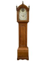 William Gostling of Diss (Norfolk)- Late 18th century 8-day oak longcase clock c1780-90