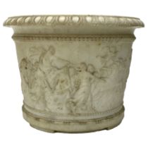 20th century marble planter