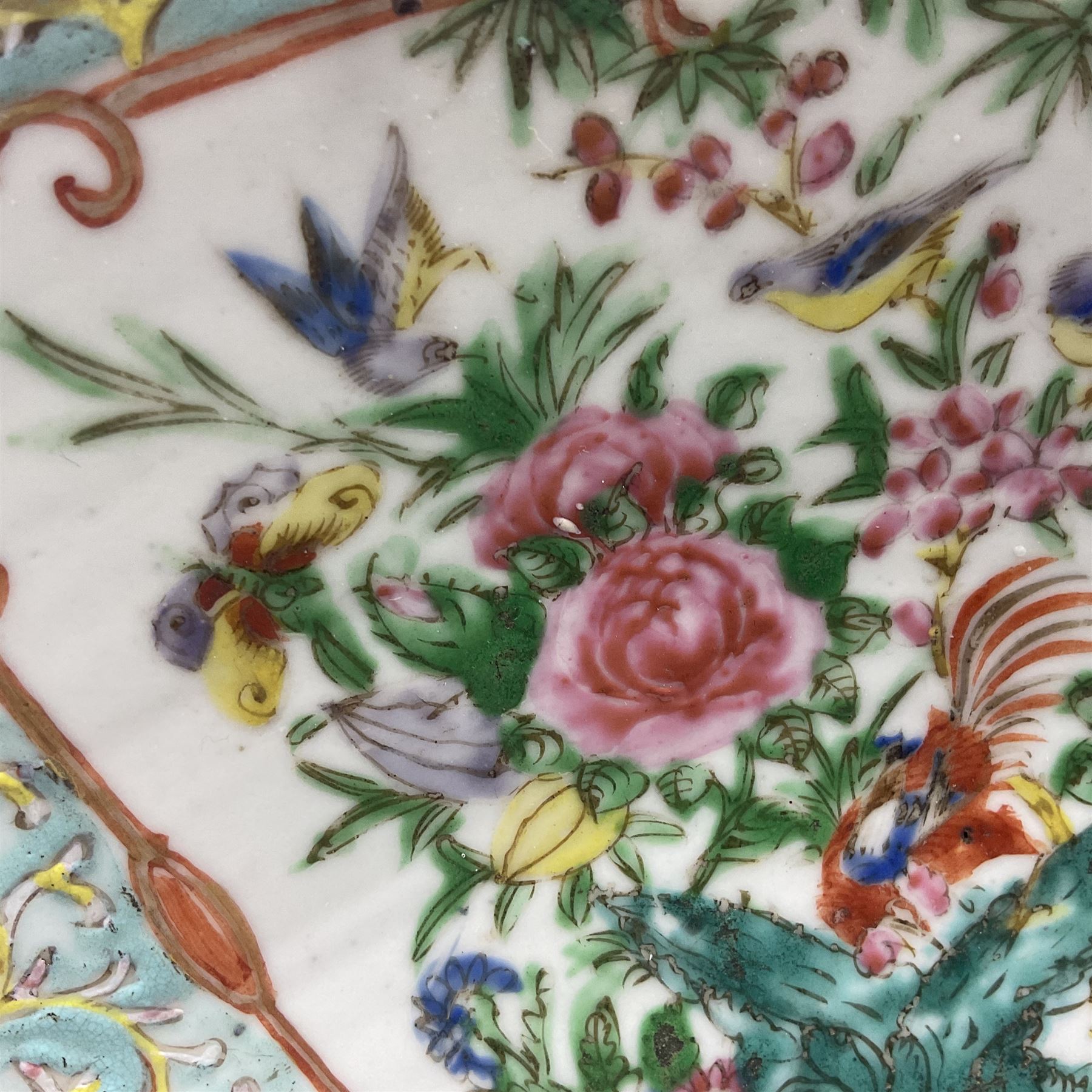 Late 19th/early 20th century Chinese Famille Rose charger - Image 3 of 18