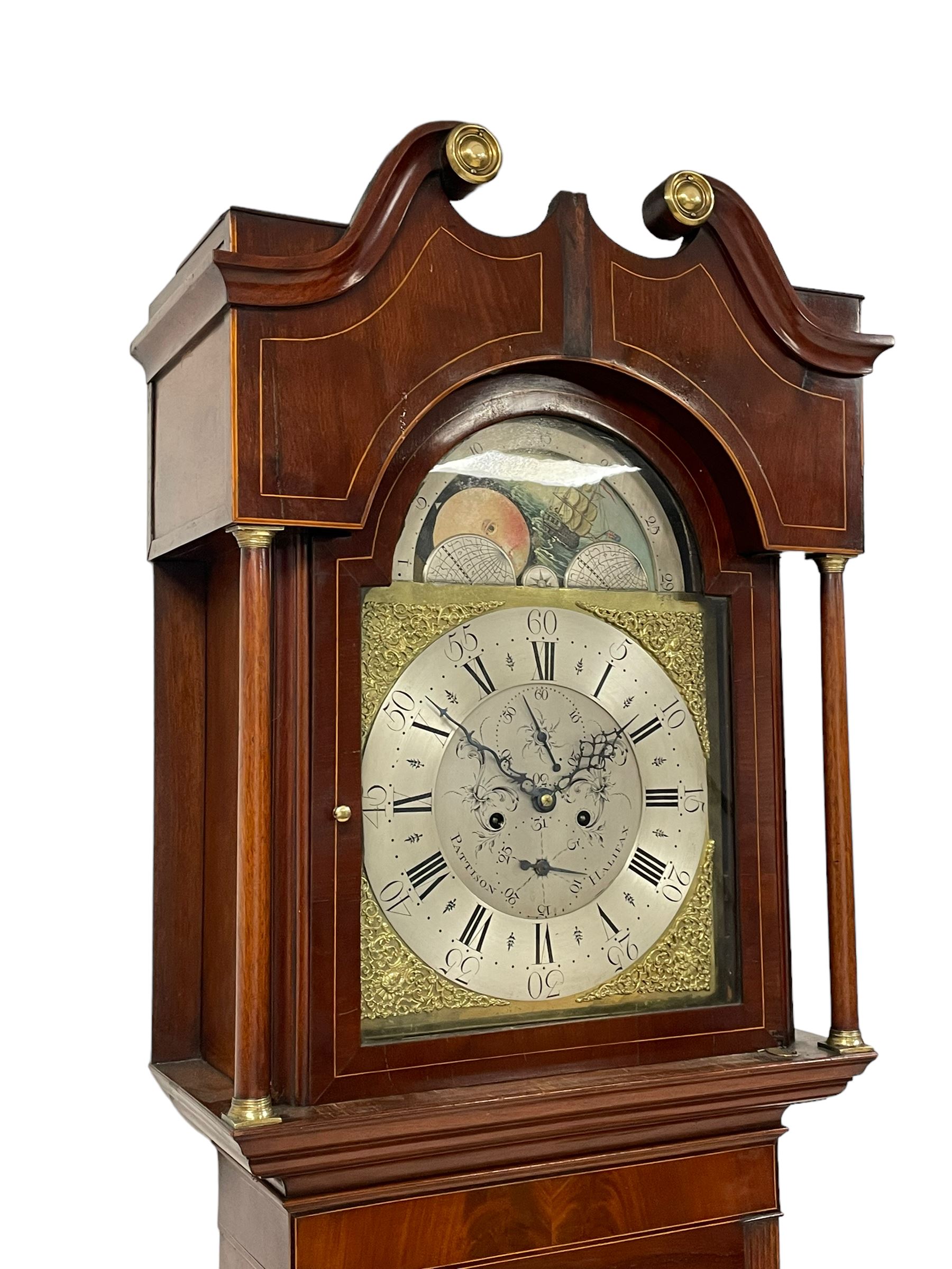 Pattison of Halifax - Late 18th century mahogany 8-day longcase clock - Image 5 of 12