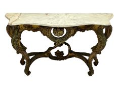 French Rococo design console or pier table