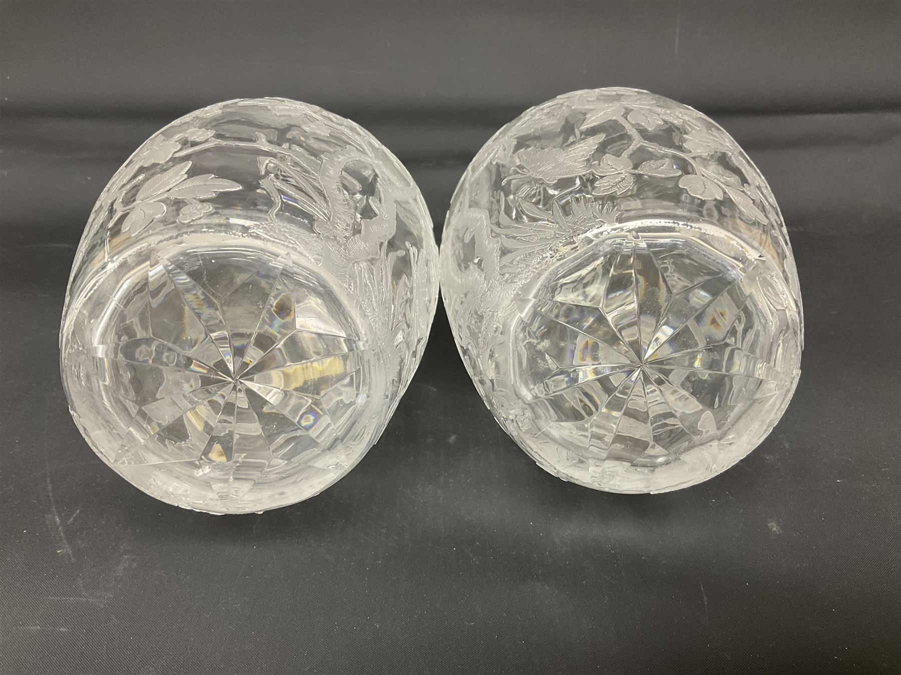 Pair of early 20th century cut glass decanters - Image 18 of 20