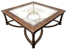 Jonathan Charles - large mahogany coffee table