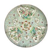 Late 19th/early 20th century Chinese Famille Rose charger