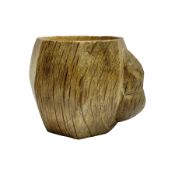 Mouseman - oak napkin ring