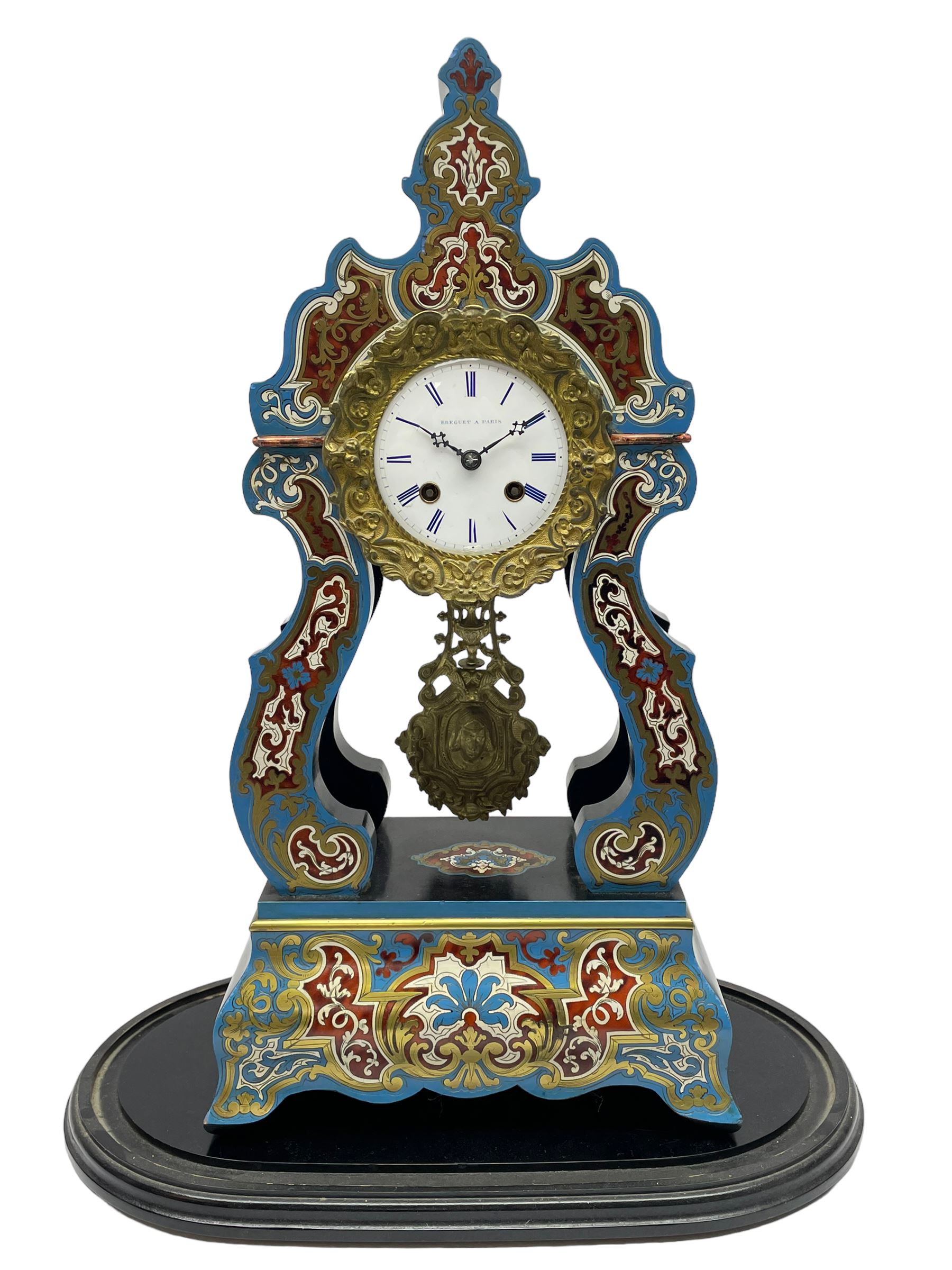 Breguet A Paris - Mid-19th century 8-day French portico clock