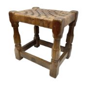 Yorkshire Oak - small oak stool
