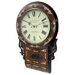 Joseph Critchley of Liverpool - early 19th century twin fusee 8-day rosewood and mother of pearl in