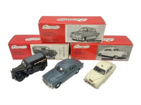 Somerville Models - three 1:43 scale die-cast vehicles comprising Volvo Amazon no.124