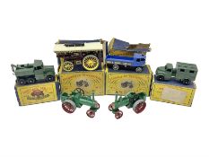 Moko Lesney - four Models of Yesteryear die-cast models comprising two 1925 Allchin Traction Engine