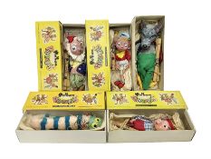 Pelham Puppets - five puppets comprising SL Perky