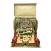 Compositional wooden toy castle
