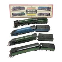 Hornby/Tri-Ang ‘00’ gauge - four locomotives and tenders comprising boxed Class 7P6F 4-6-2 ‘Oliver C