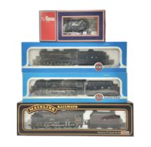 Various makers ‘00’ gauge - four locomotives comprising Mainline Railways ref.37060 Rebuilt Scot Cla