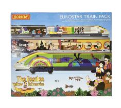 Hornby ‘00’ gauge - DCC ready The Beatles Yellow Submarine Eurostar Train Pack set 3005/3006 compris