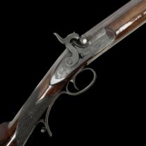 Mid-19th century percussion rifle by Geo. Forrest & Sons of Jedburgh No.844