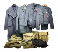 Two post-WWII British Army No.2 Dress tunics