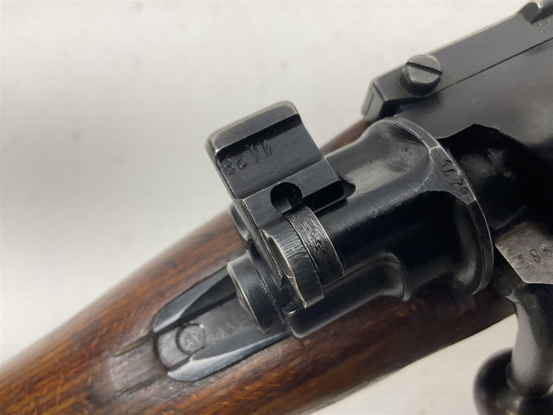 FIREARMS CERTIFICATE REQUIRED - BLANK FIRING Mauser 792 by 57 Mod.98 bolt action rifle marked BYF 41 - Image 9 of 28