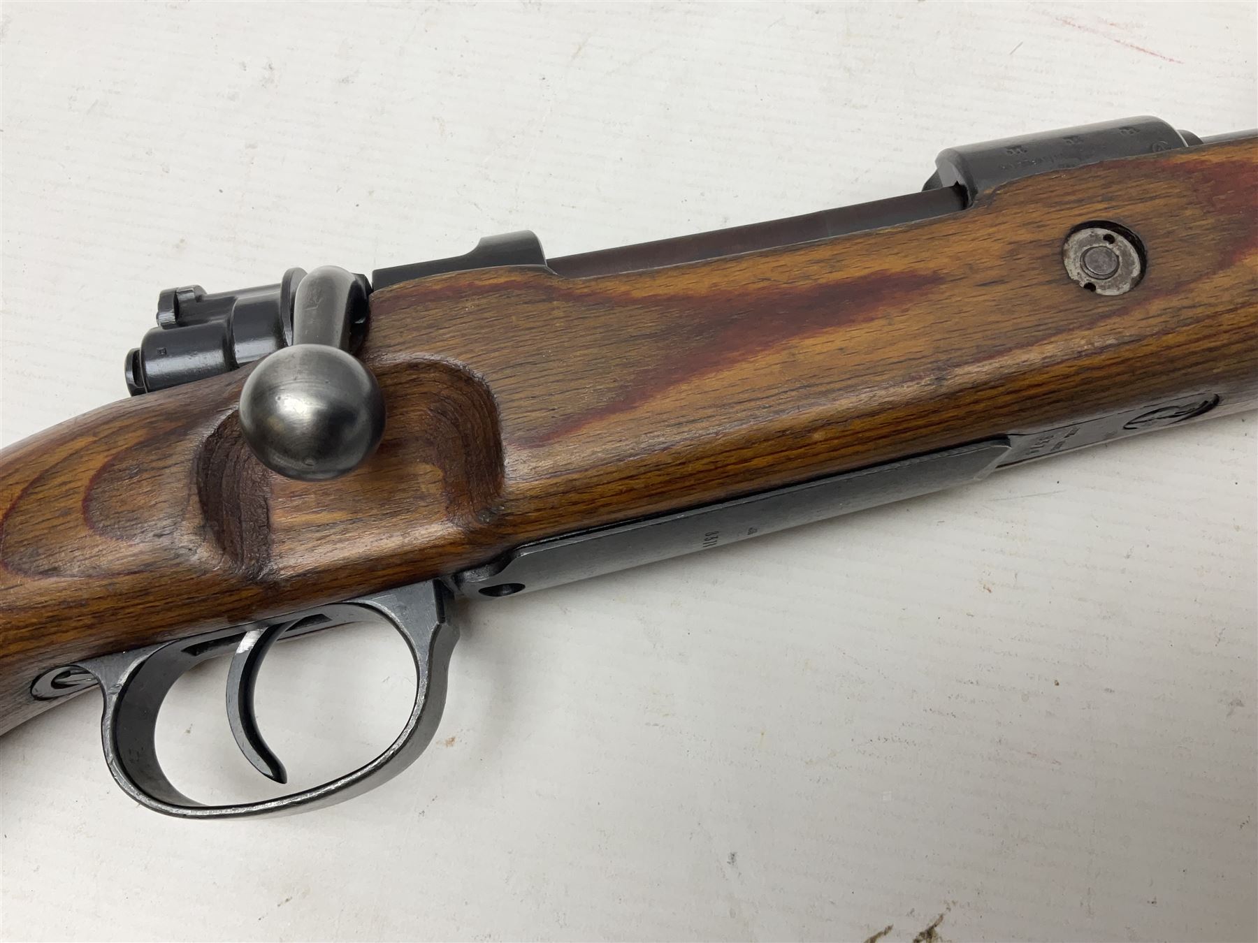 FIREARMS CERTIFICATE REQUIRED - BLANK FIRING Mauser 792 by 57 Mod.98 bolt action rifle marked BYF 41 - Image 5 of 28