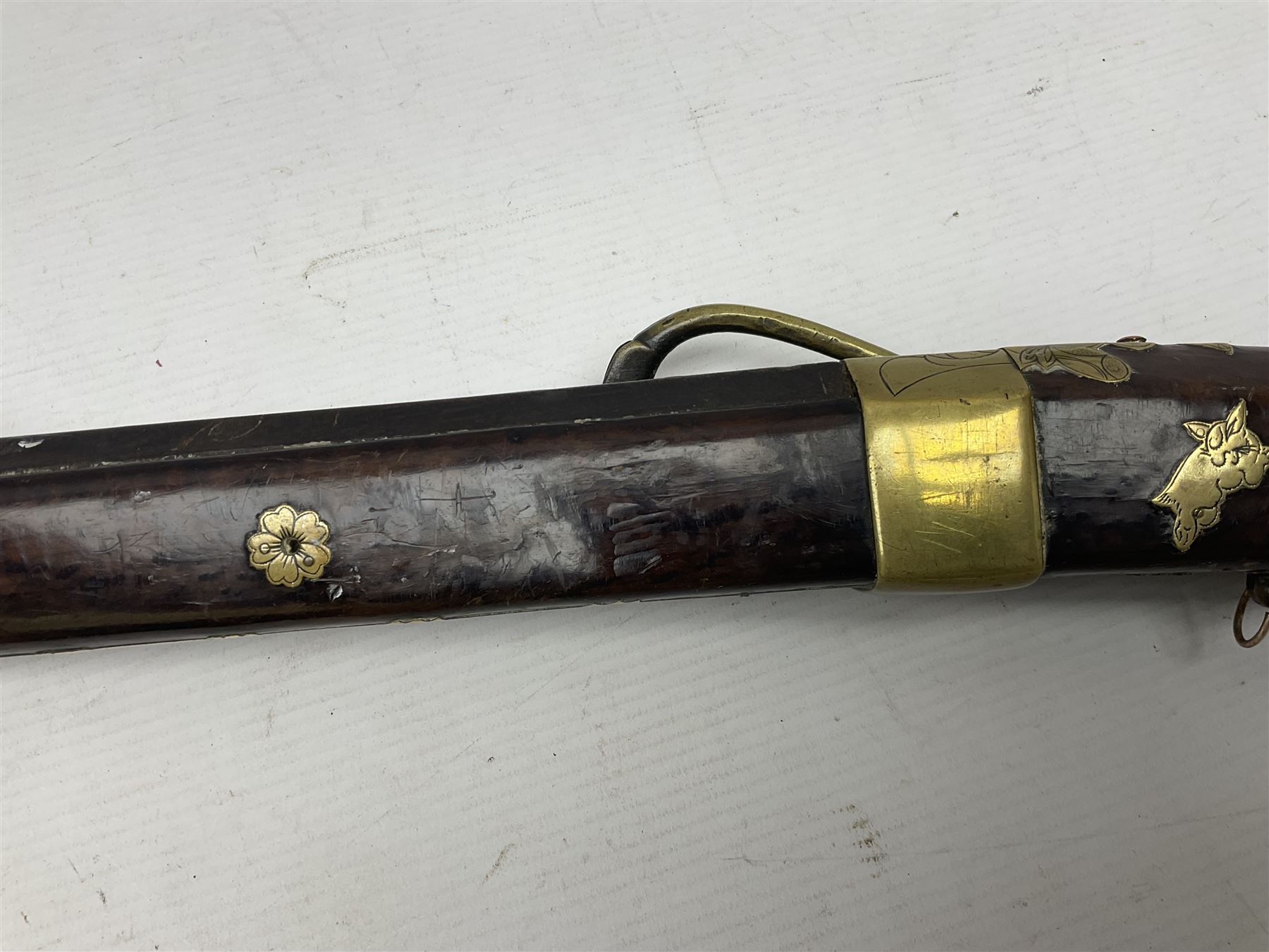 Japanese matchlock musket approximately .45 cal. - Image 22 of 25