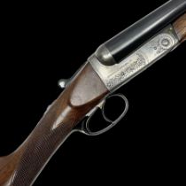 SHOTGUN CERTIFICATE REQUIRED - Cogswell & Harrison 12-bore by 2 3/4" side-by-side double barrel boxl