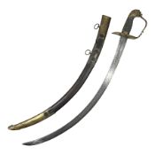 George III 1803 pattern Infantry officer's scimitar