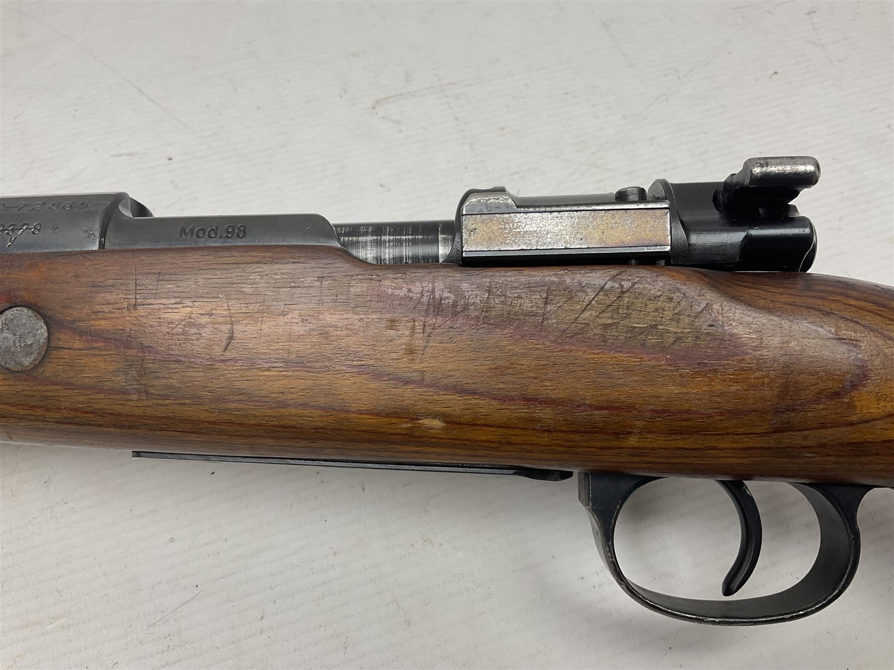 FIREARMS CERTIFICATE REQUIRED - BLANK FIRING Mauser 792 by 57 Mod.98 bolt action rifle marked BYF 41 - Image 22 of 28